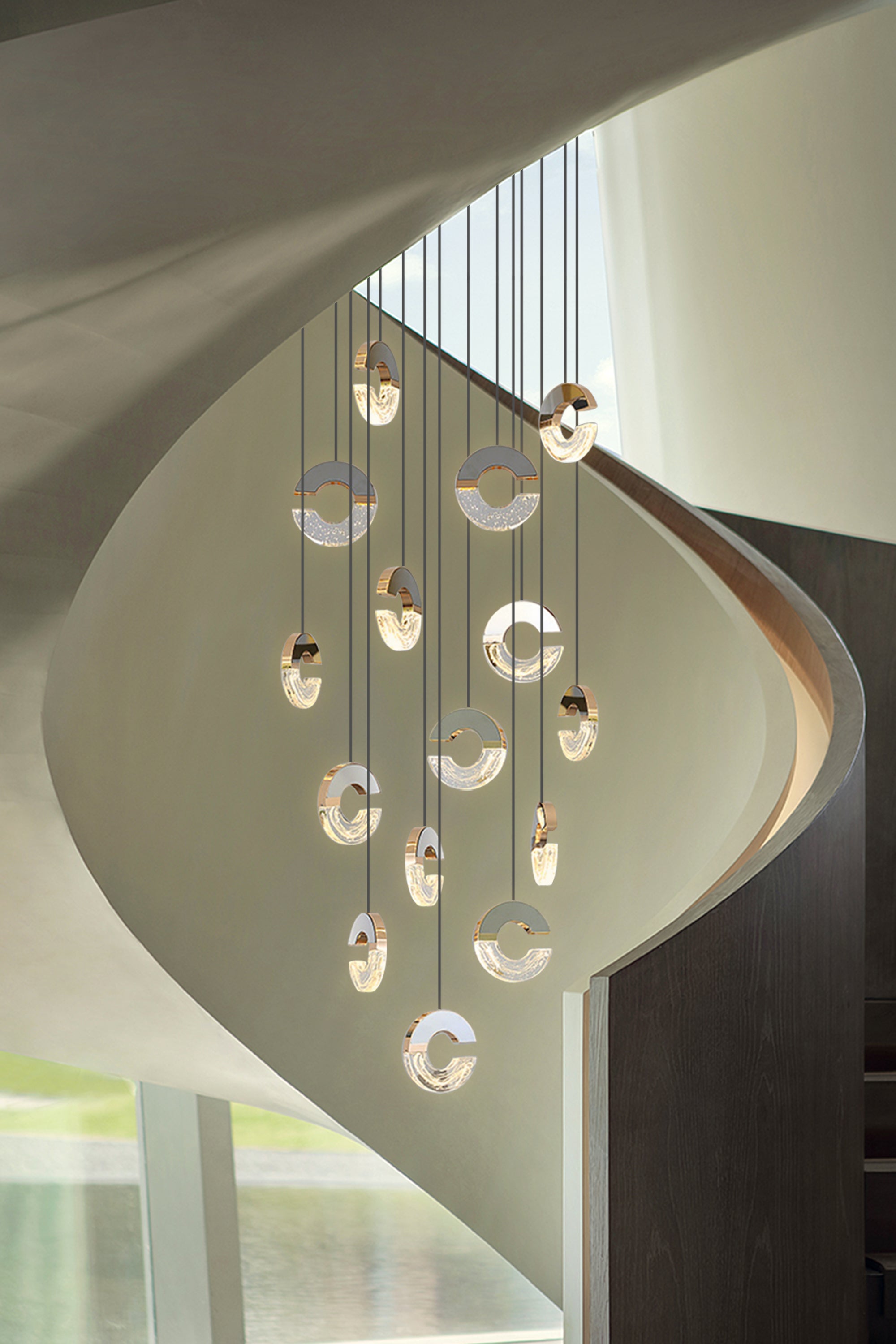 Circular-Arc Pendant Light | Pendant Lighting | Gleesia