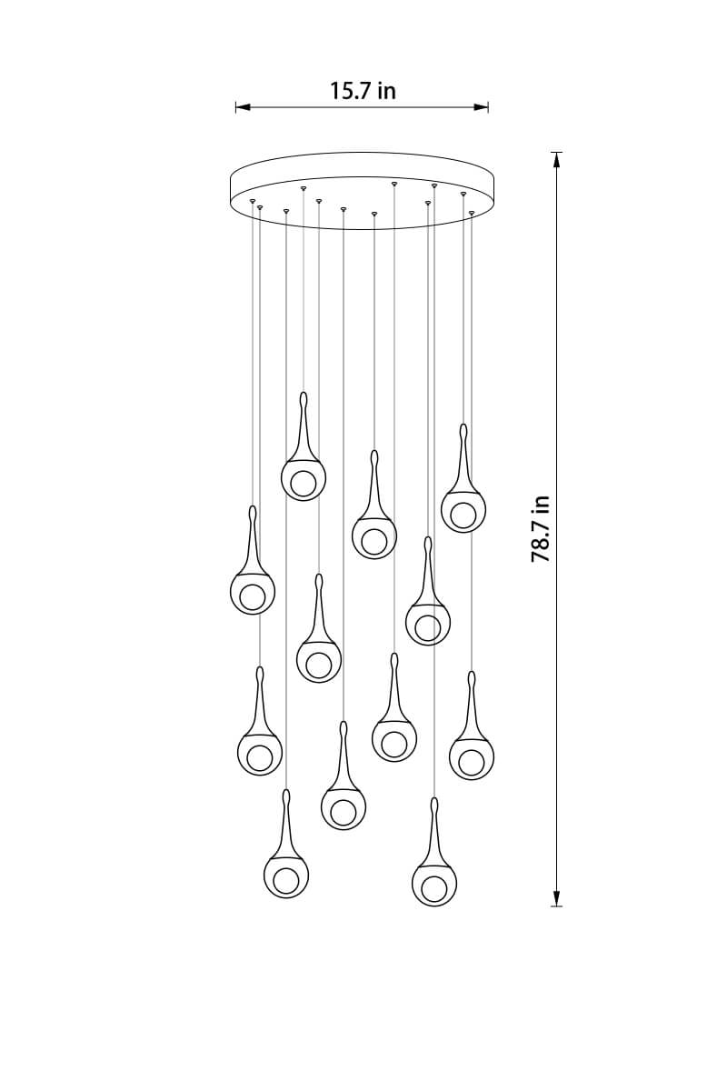 Droplet Pendant Light