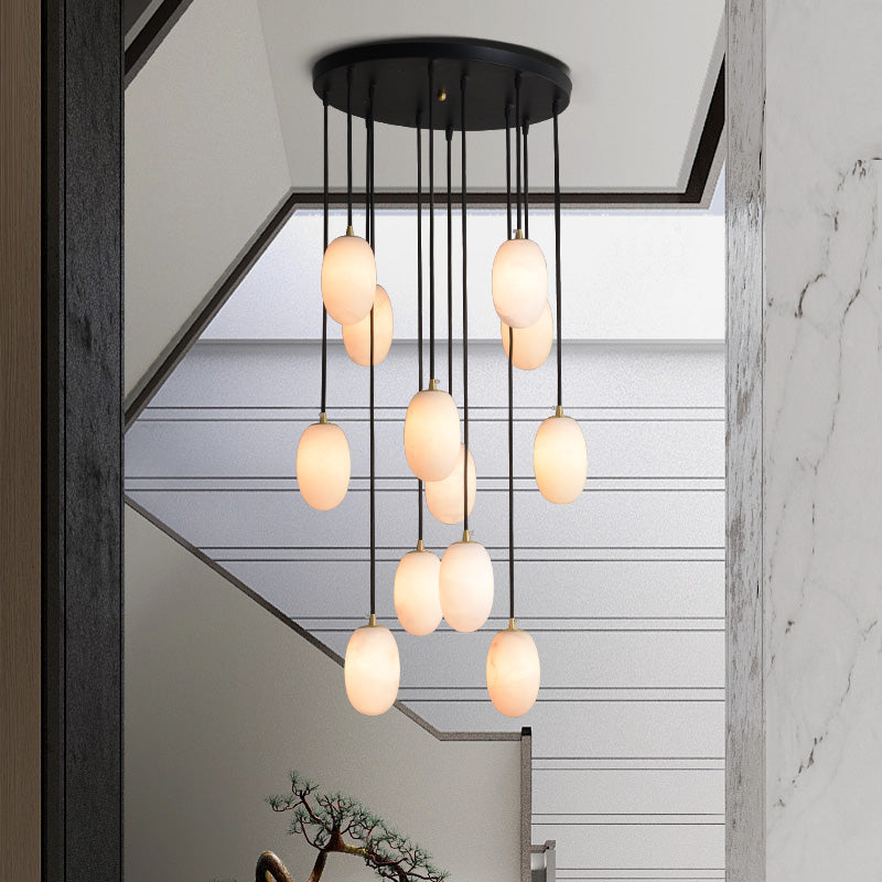 Egg-shaped Pendant Light