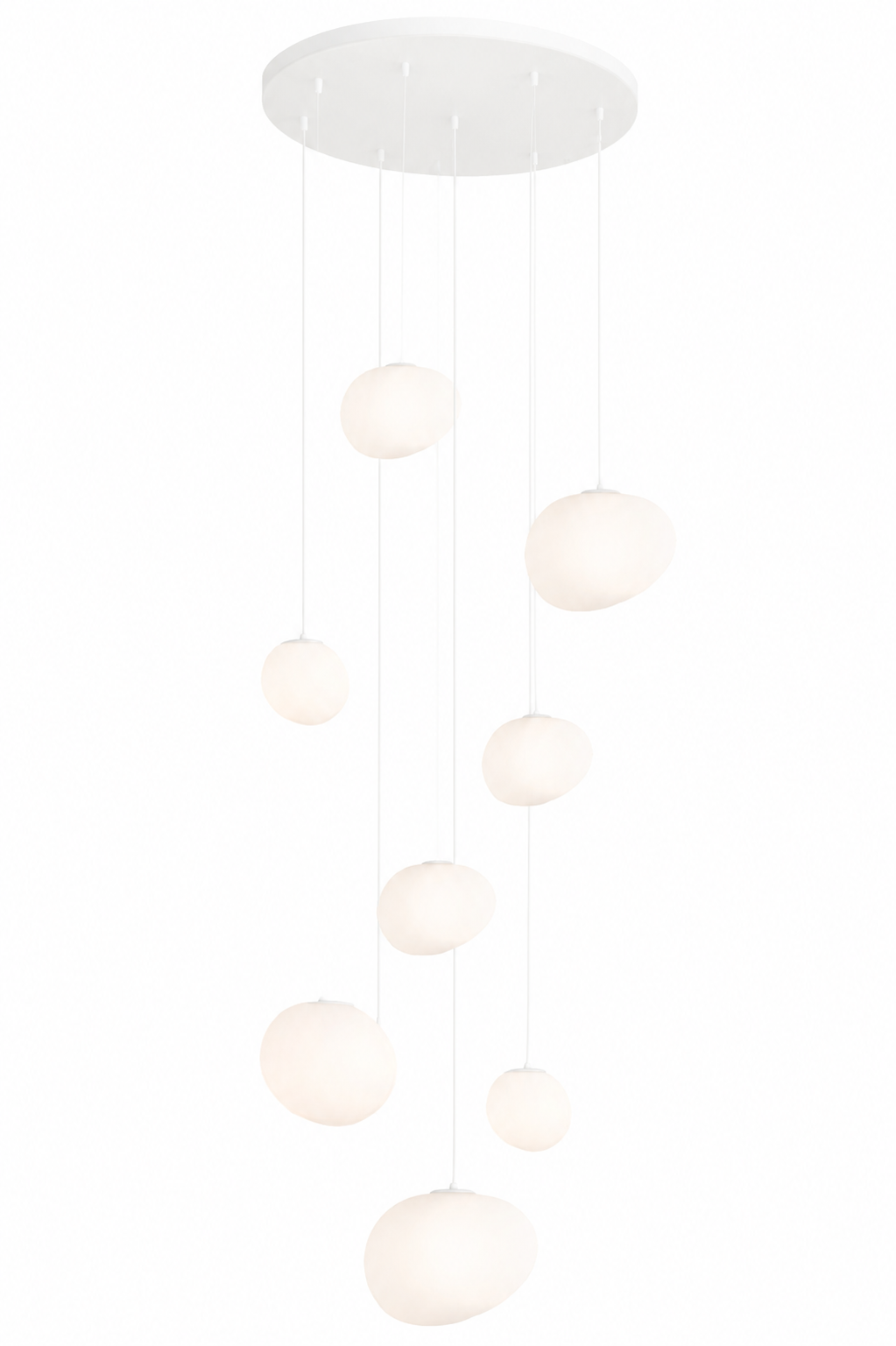 Irregular Oval LED Pendant Light.