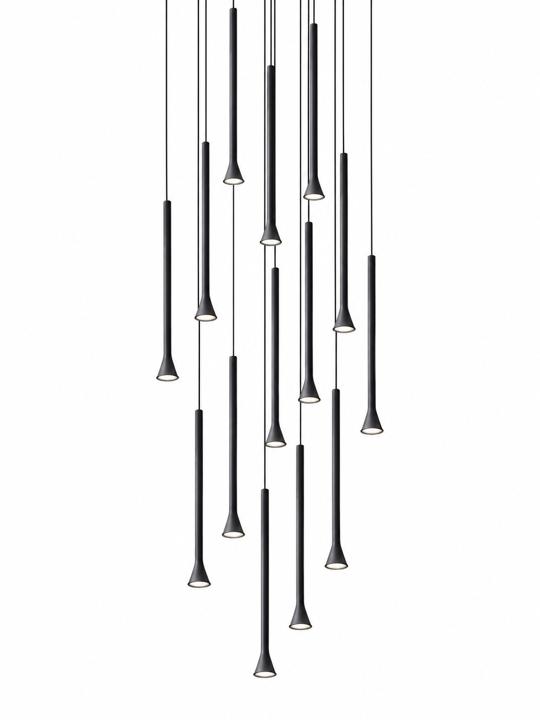 LED Multi Pendant Light | Brass | 14–37 Lights — Gleesia