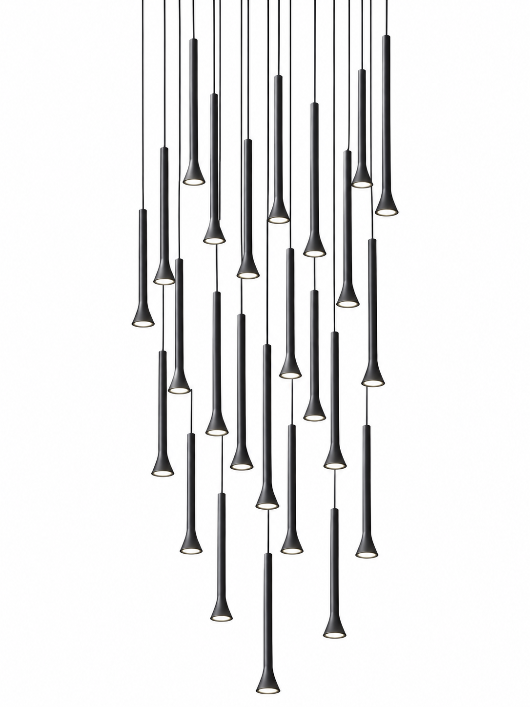 LED Multi Pendant Light | Brass | 14–37 Lights — Gleesia