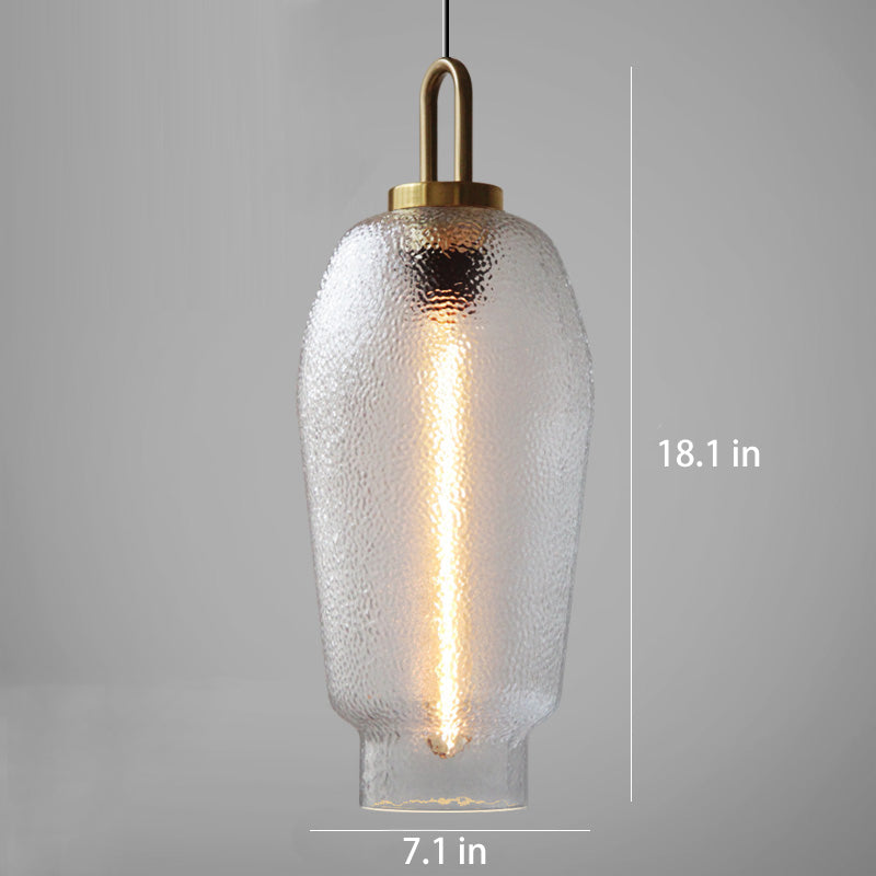 Lantern LED Pendant Candle-Effect Glass 4 Models multi-light chandelier for foyer