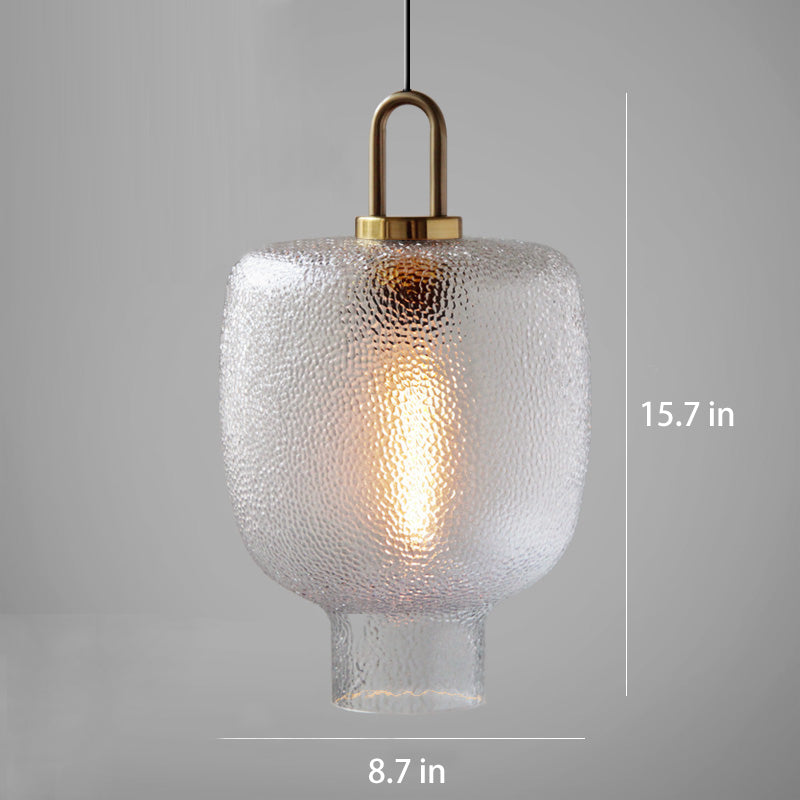 Lantern LED Pendant Candle-Effect Glass 4 Models – dimmable LED ceiling light