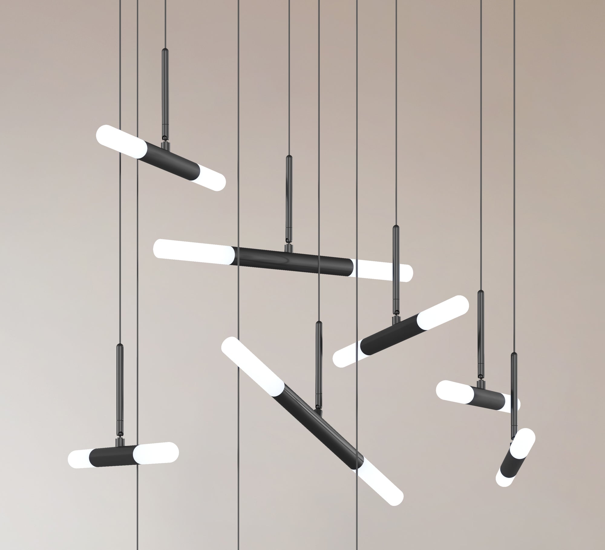 Dynamic Illumination: Adjustable Metal Pendant