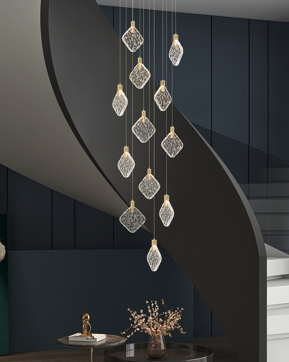 Tailored Sophistication: Crystal Pendant Charm