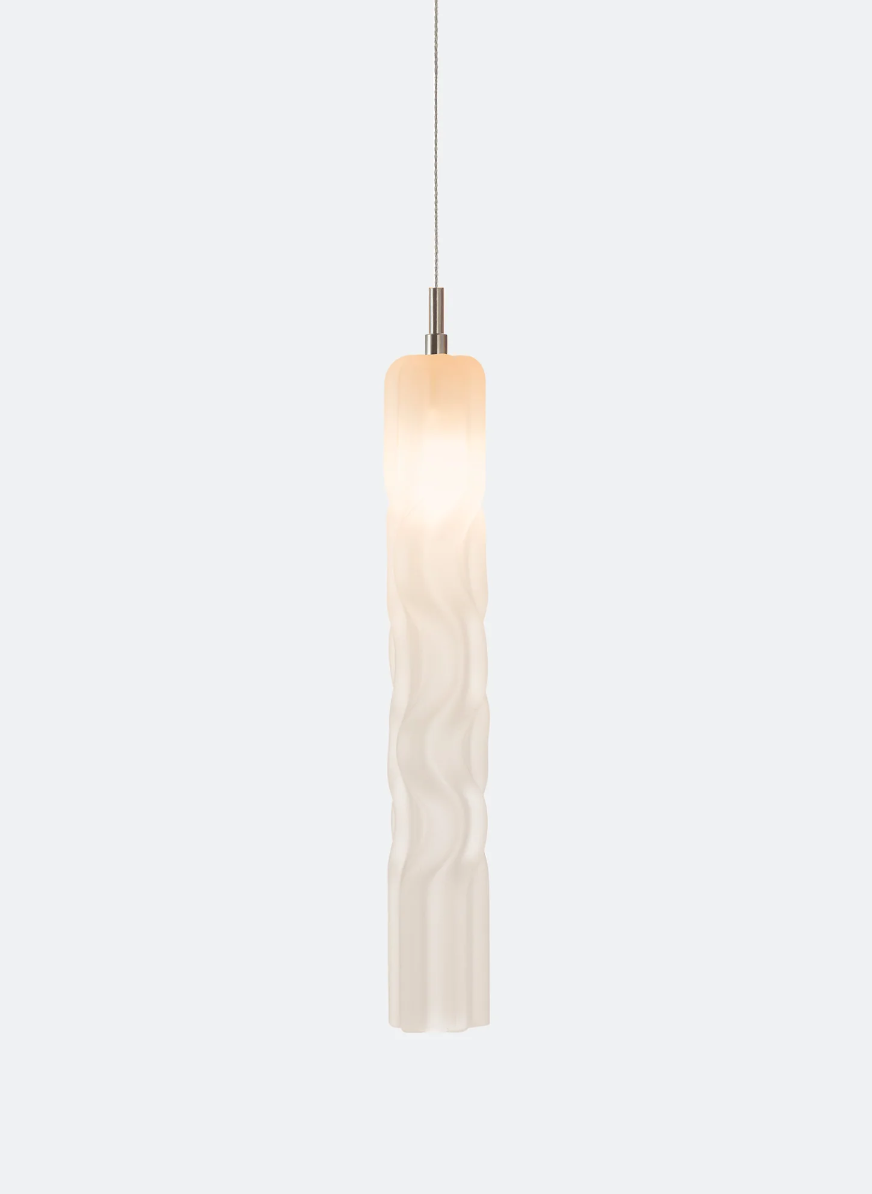 Multi Twisted Tubes Chandelier | Chrome Glass | 26 & 47 Lights — Gleesia