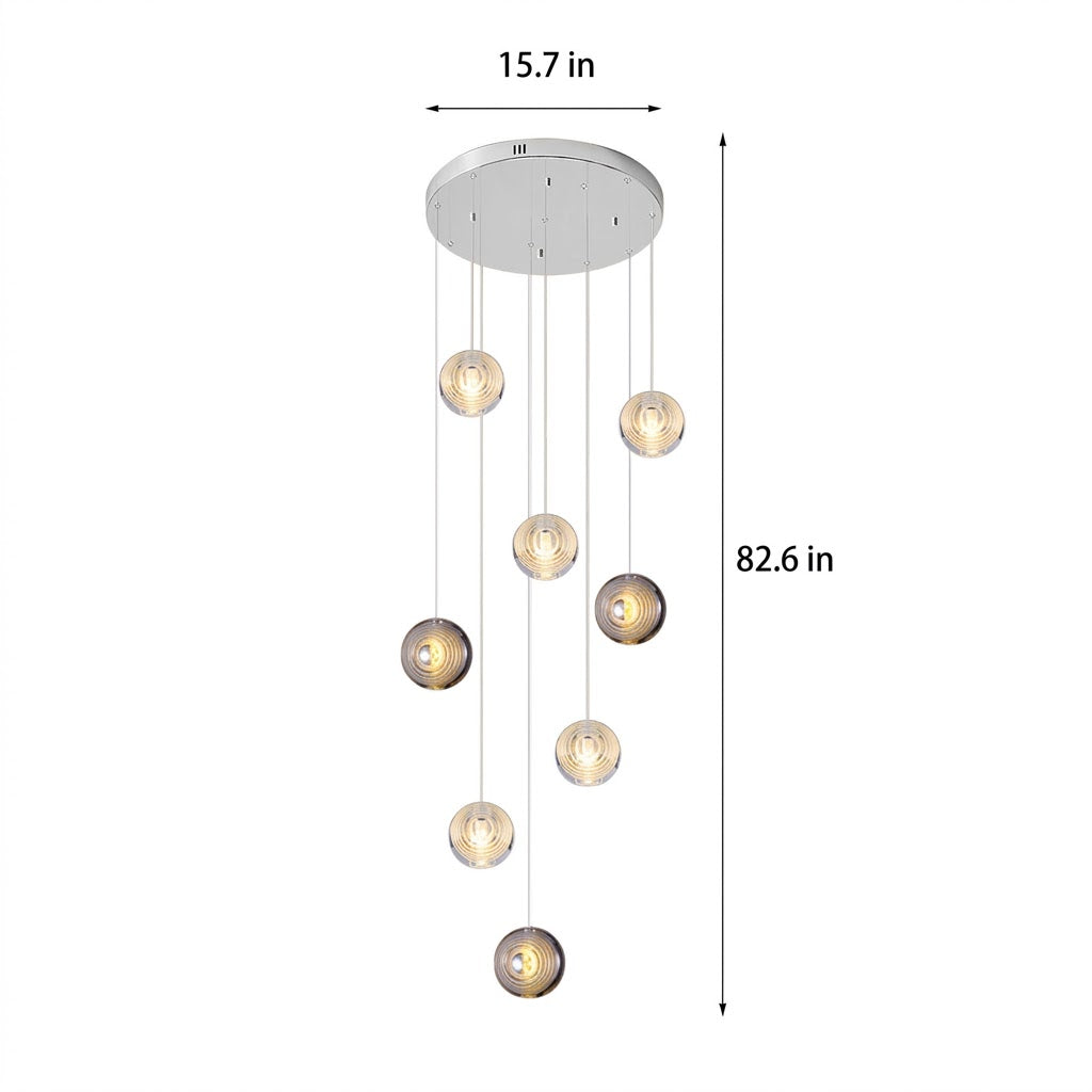 Stellar Sphere Crystal Pendant Light | Globe | 8–37 Lights — Gleesia