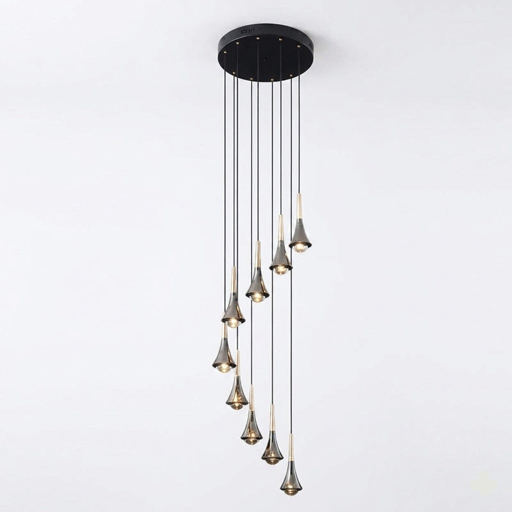 Symphony LED Pendant Light | Chrome | 7–15 Lights — Gleesia