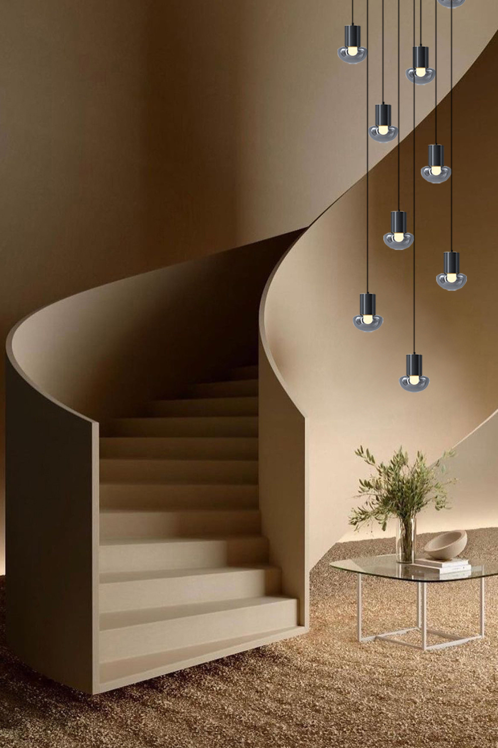 Infinite Charm: Adjustable Umbrella Light