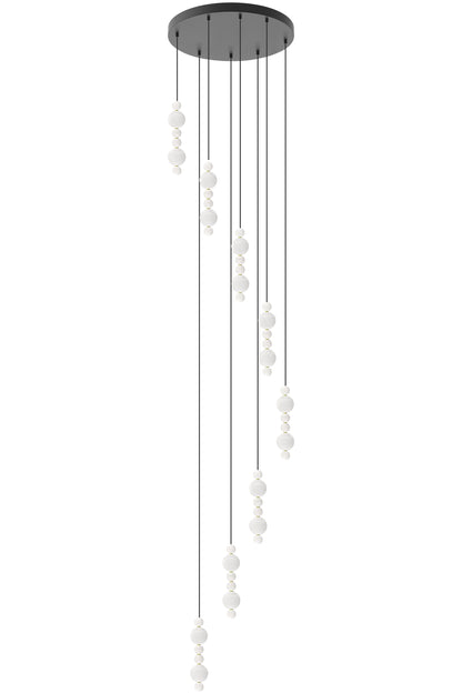 Timeless Elegance: Radiant White Bead Glow